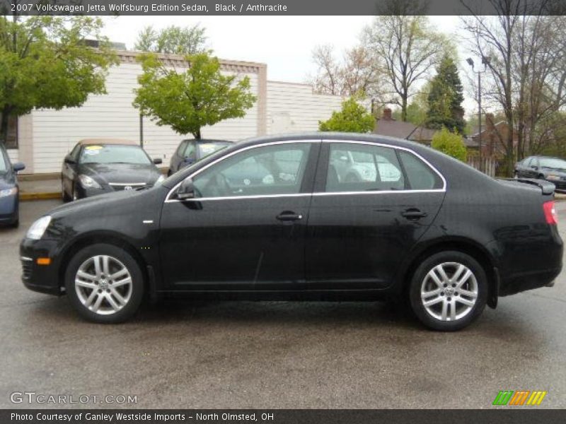 Black / Anthracite 2007 Volkswagen Jetta Wolfsburg Edition Sedan