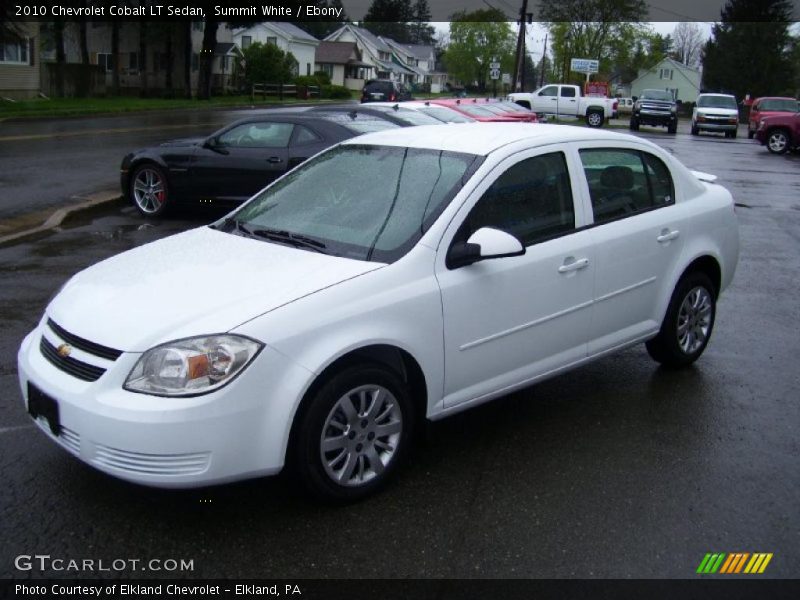 Summit White / Ebony 2010 Chevrolet Cobalt LT Sedan