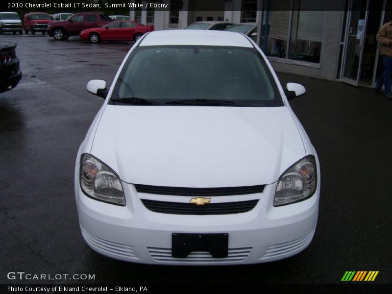 Summit White / Ebony 2010 Chevrolet Cobalt LT Sedan