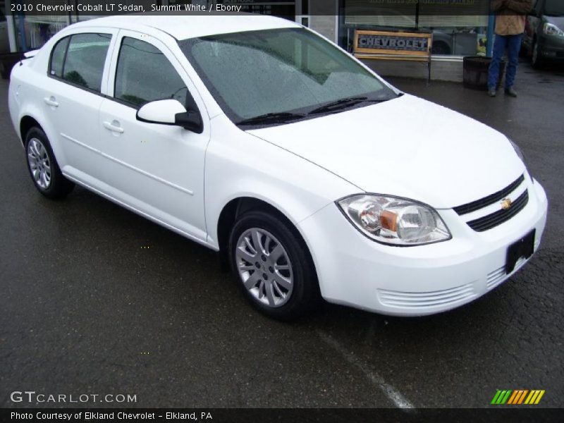 Summit White / Ebony 2010 Chevrolet Cobalt LT Sedan