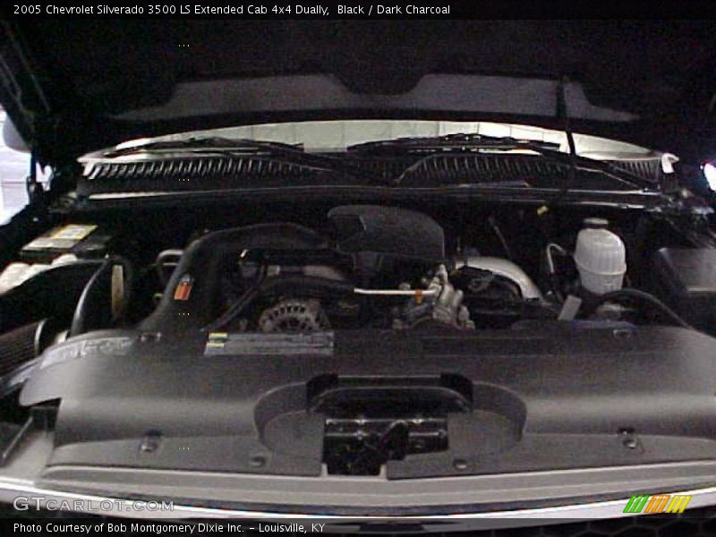 Black / Dark Charcoal 2005 Chevrolet Silverado 3500 LS Extended Cab 4x4 Dually