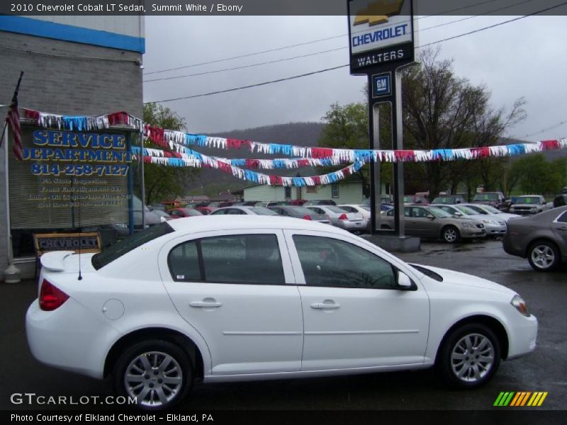 Summit White / Ebony 2010 Chevrolet Cobalt LT Sedan
