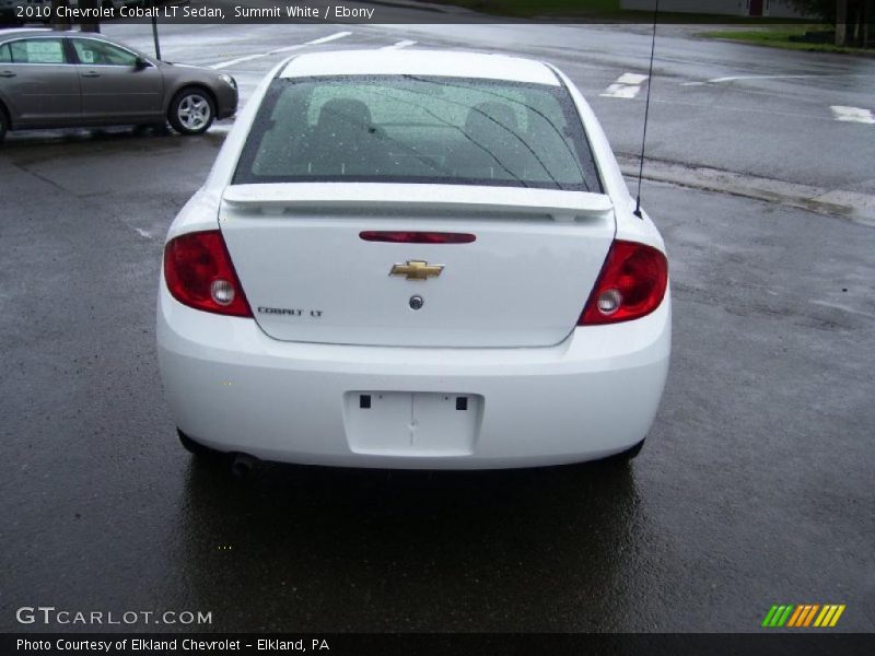 Summit White / Ebony 2010 Chevrolet Cobalt LT Sedan