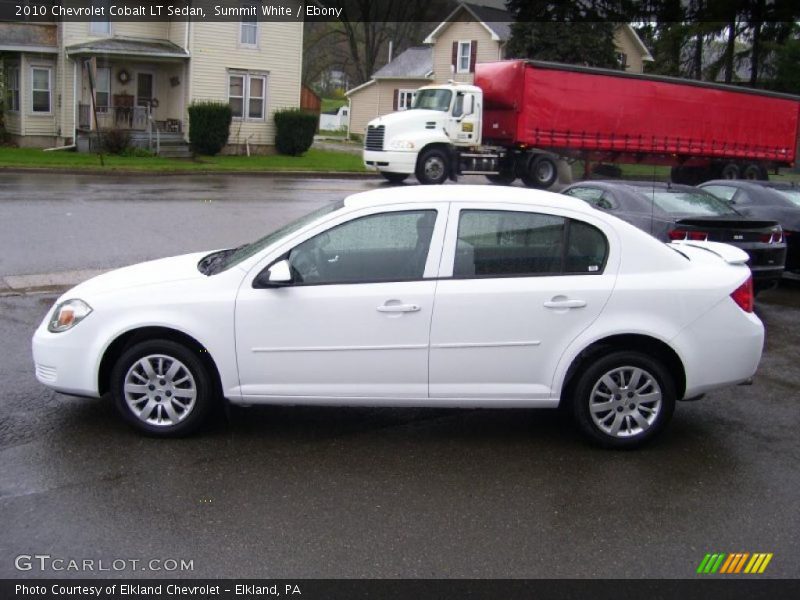 Summit White / Ebony 2010 Chevrolet Cobalt LT Sedan