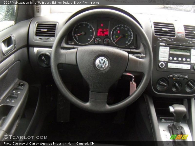 Black / Anthracite 2007 Volkswagen Jetta Wolfsburg Edition Sedan