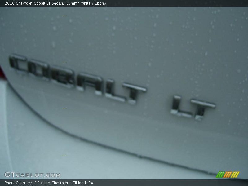 Summit White / Ebony 2010 Chevrolet Cobalt LT Sedan