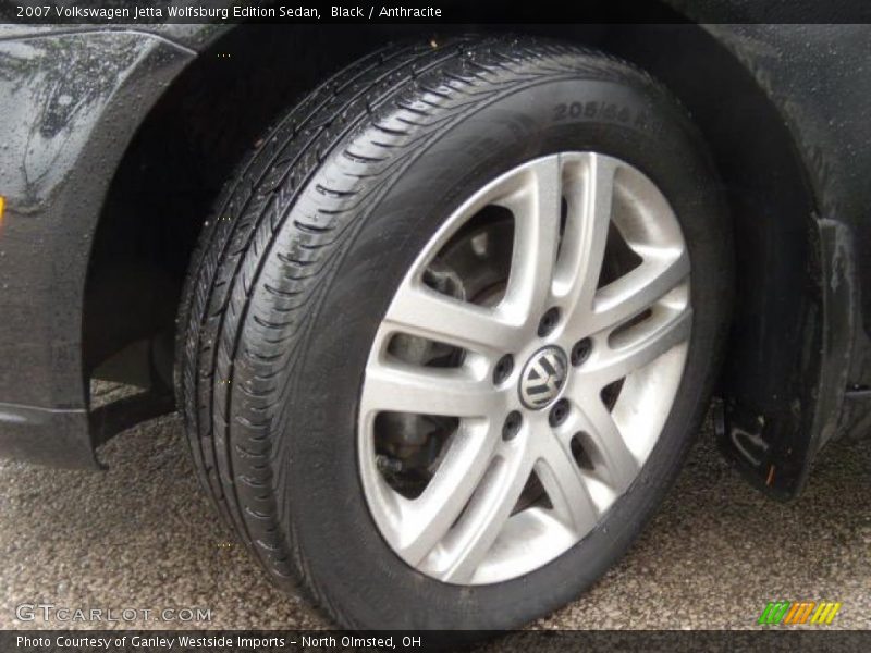 Black / Anthracite 2007 Volkswagen Jetta Wolfsburg Edition Sedan
