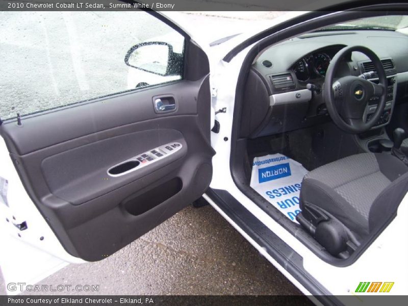 Summit White / Ebony 2010 Chevrolet Cobalt LT Sedan