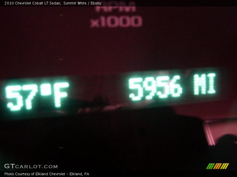 Summit White / Ebony 2010 Chevrolet Cobalt LT Sedan