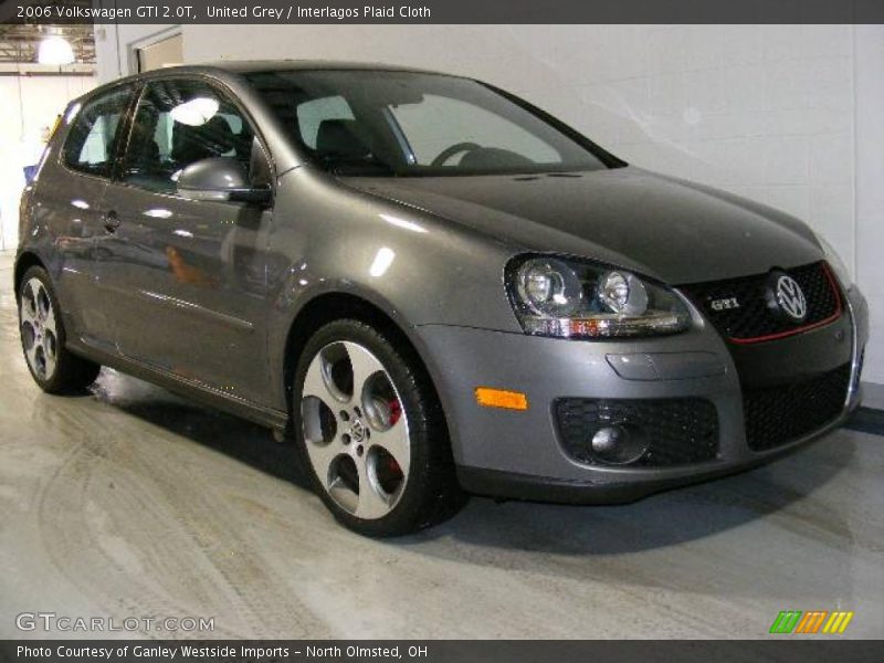 United Grey / Interlagos Plaid Cloth 2006 Volkswagen GTI 2.0T