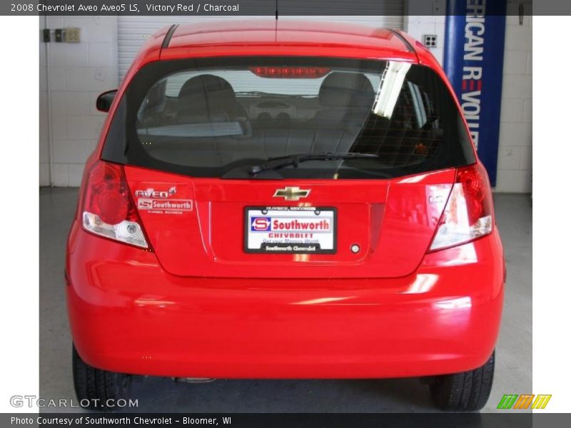 Victory Red / Charcoal 2008 Chevrolet Aveo Aveo5 LS