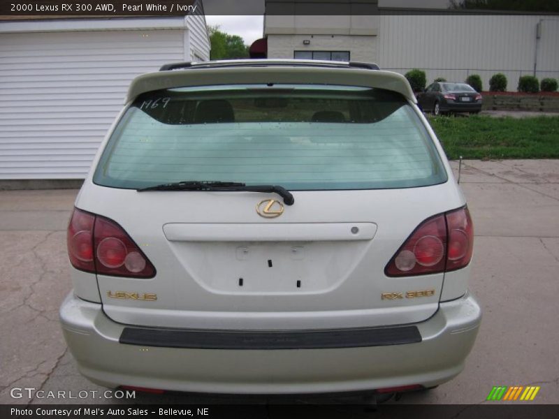 Pearl White / Ivory 2000 Lexus RX 300 AWD