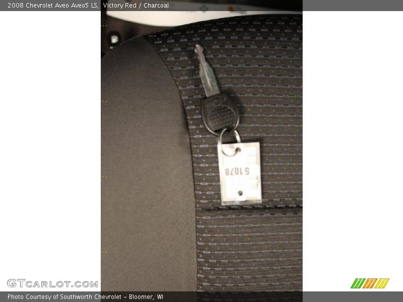 Victory Red / Charcoal 2008 Chevrolet Aveo Aveo5 LS