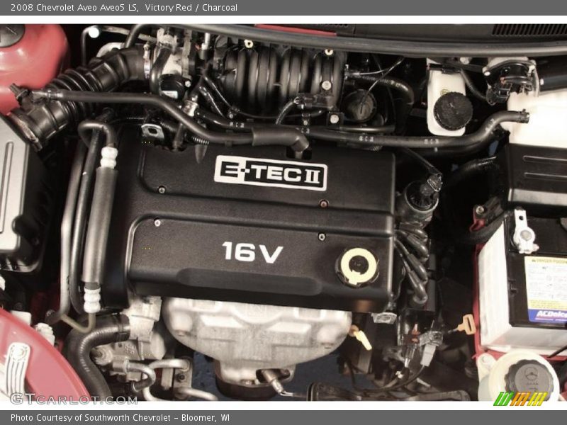 Victory Red / Charcoal 2008 Chevrolet Aveo Aveo5 LS