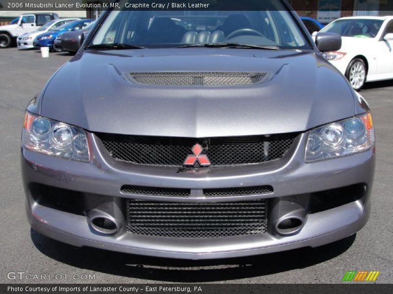 Graphite Gray / Black Leather 2006 Mitsubishi Lancer Evolution IX MR