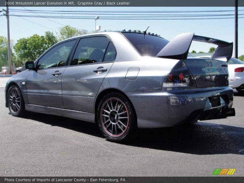 Graphite Gray / Black Leather 2006 Mitsubishi Lancer Evolution IX MR