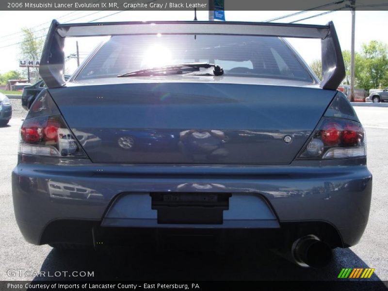 Graphite Gray / Black Leather 2006 Mitsubishi Lancer Evolution IX MR