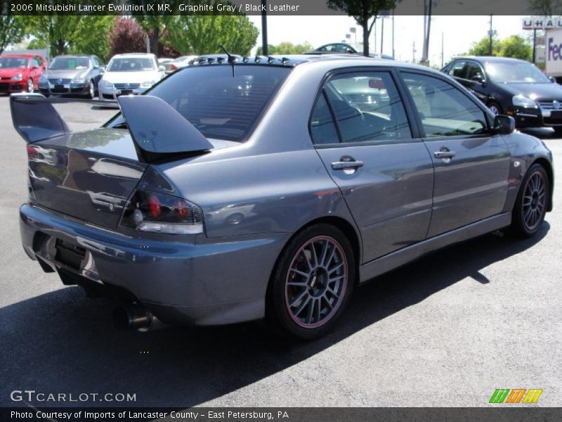 Graphite Gray / Black Leather 2006 Mitsubishi Lancer Evolution IX MR