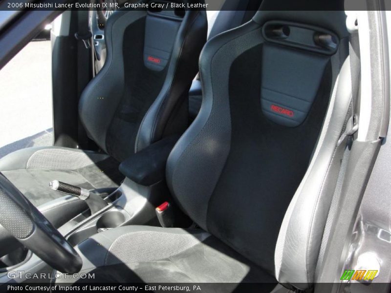 Graphite Gray / Black Leather 2006 Mitsubishi Lancer Evolution IX MR