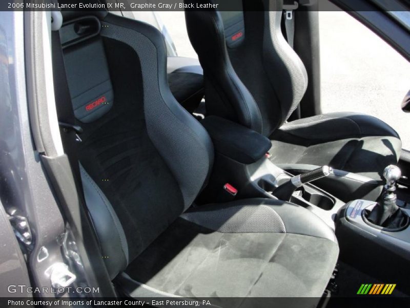 Graphite Gray / Black Leather 2006 Mitsubishi Lancer Evolution IX MR
