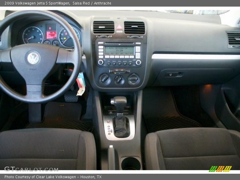 Salsa Red / Anthracite 2009 Volkswagen Jetta S SportWagen