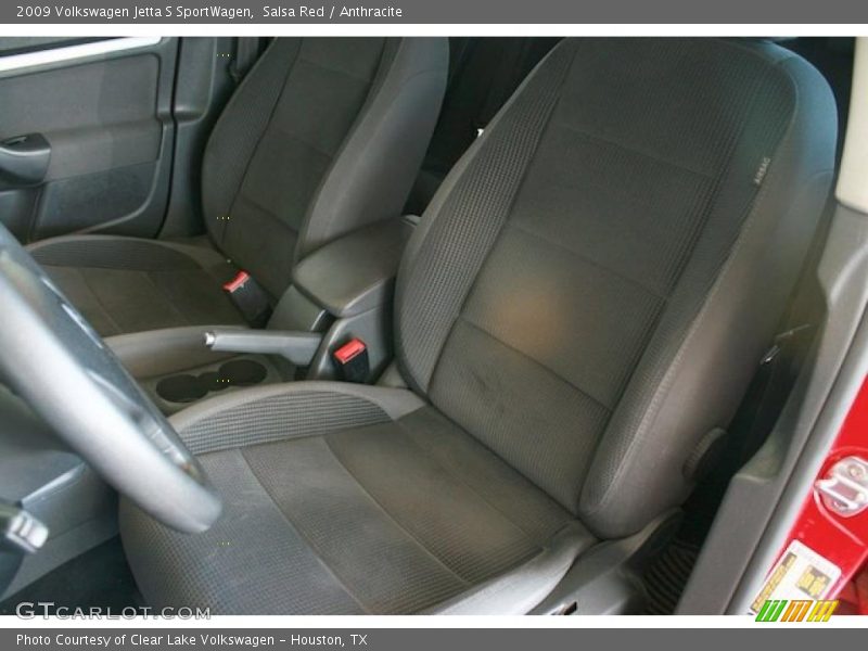 Salsa Red / Anthracite 2009 Volkswagen Jetta S SportWagen