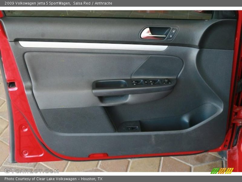 Salsa Red / Anthracite 2009 Volkswagen Jetta S SportWagen