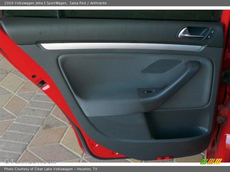 Salsa Red / Anthracite 2009 Volkswagen Jetta S SportWagen