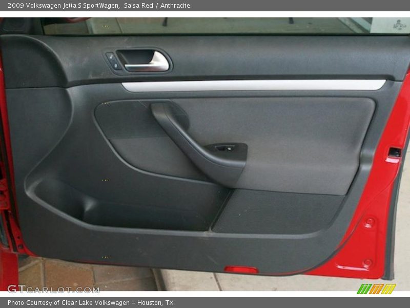 Salsa Red / Anthracite 2009 Volkswagen Jetta S SportWagen