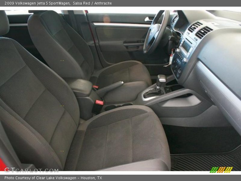 Salsa Red / Anthracite 2009 Volkswagen Jetta S SportWagen