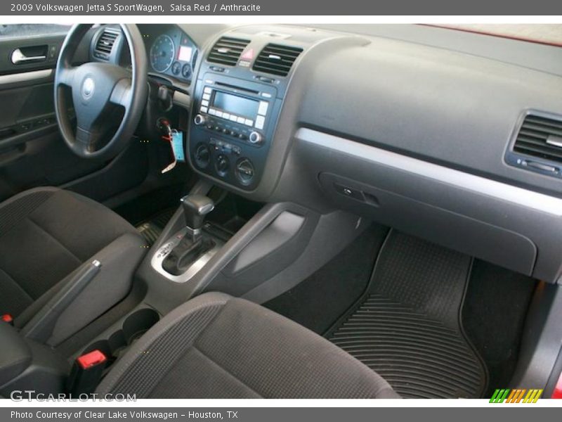 Salsa Red / Anthracite 2009 Volkswagen Jetta S SportWagen
