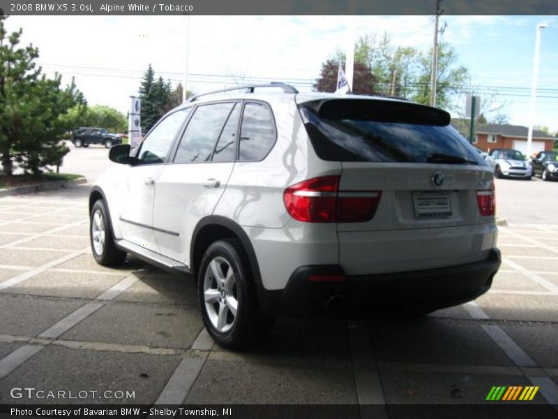 Alpine White / Tobacco 2008 BMW X5 3.0si