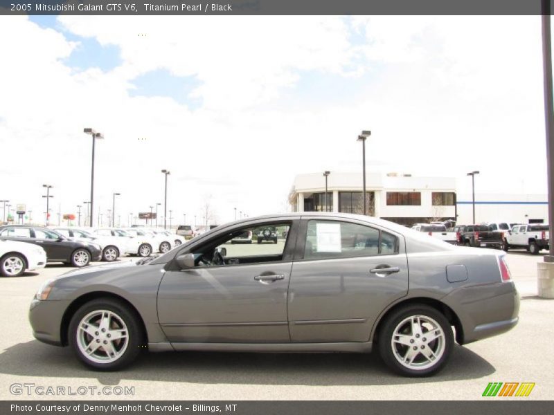 Titanium Pearl / Black 2005 Mitsubishi Galant GTS V6