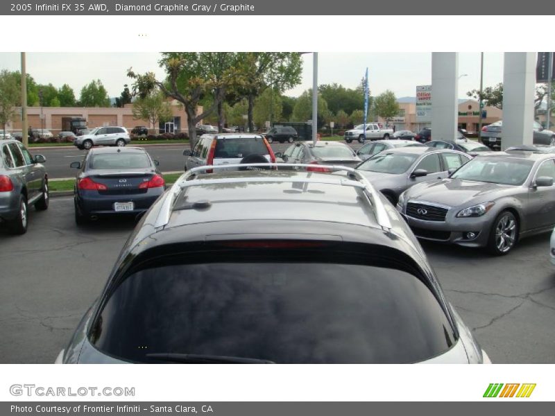 Diamond Graphite Gray / Graphite 2005 Infiniti FX 35 AWD