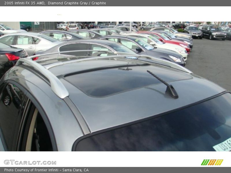 Diamond Graphite Gray / Graphite 2005 Infiniti FX 35 AWD