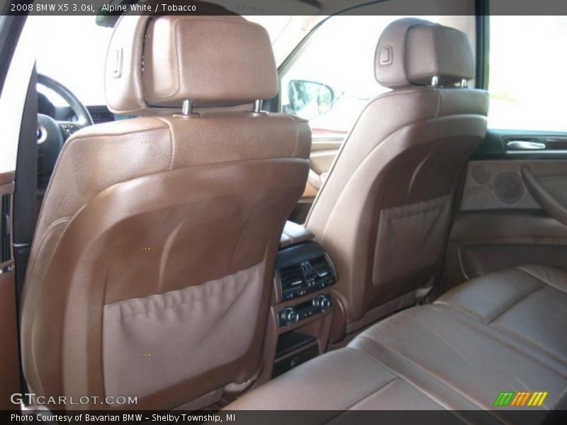 Alpine White / Tobacco 2008 BMW X5 3.0si
