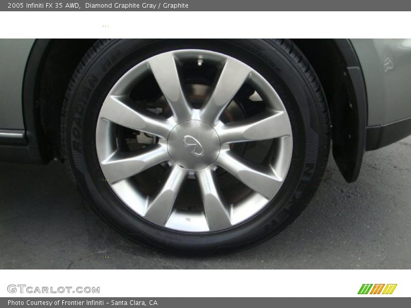 Diamond Graphite Gray / Graphite 2005 Infiniti FX 35 AWD