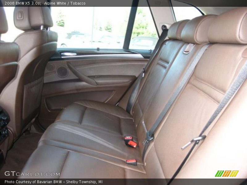 Alpine White / Tobacco 2008 BMW X5 3.0si