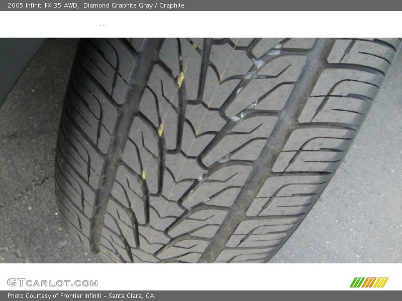 Diamond Graphite Gray / Graphite 2005 Infiniti FX 35 AWD