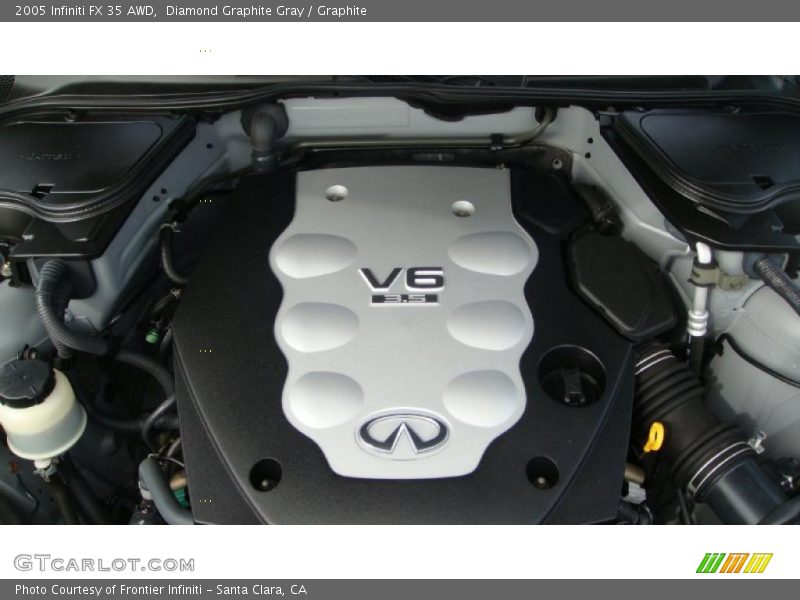 Diamond Graphite Gray / Graphite 2005 Infiniti FX 35 AWD