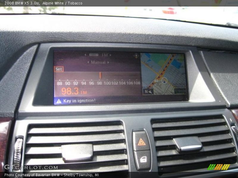 Alpine White / Tobacco 2008 BMW X5 3.0si