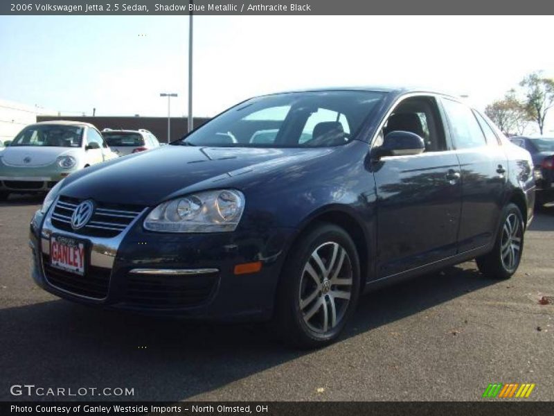 Shadow Blue Metallic / Anthracite Black 2006 Volkswagen Jetta 2.5 Sedan