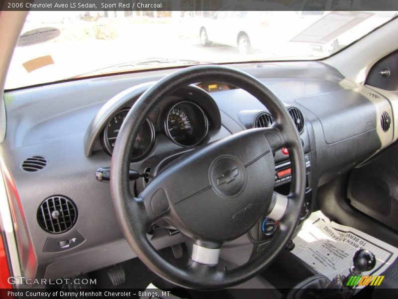 Sport Red / Charcoal 2006 Chevrolet Aveo LS Sedan