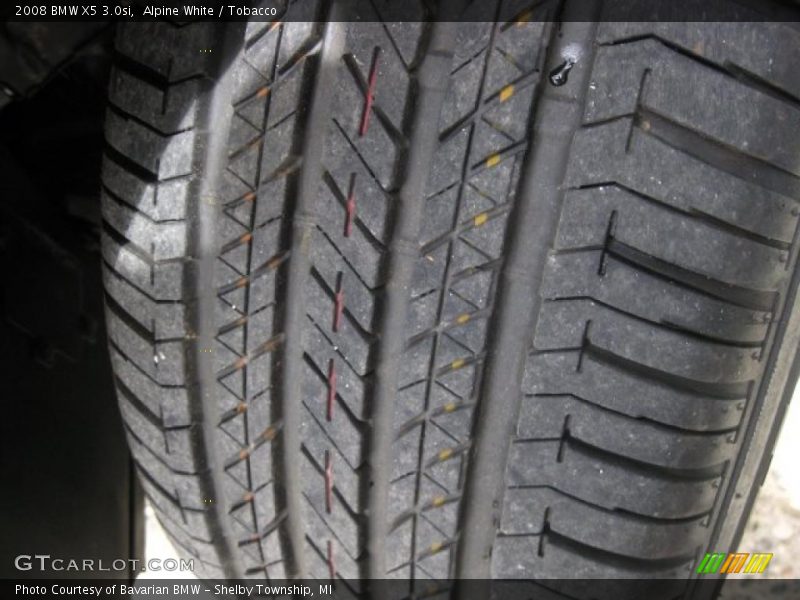 Alpine White / Tobacco 2008 BMW X5 3.0si