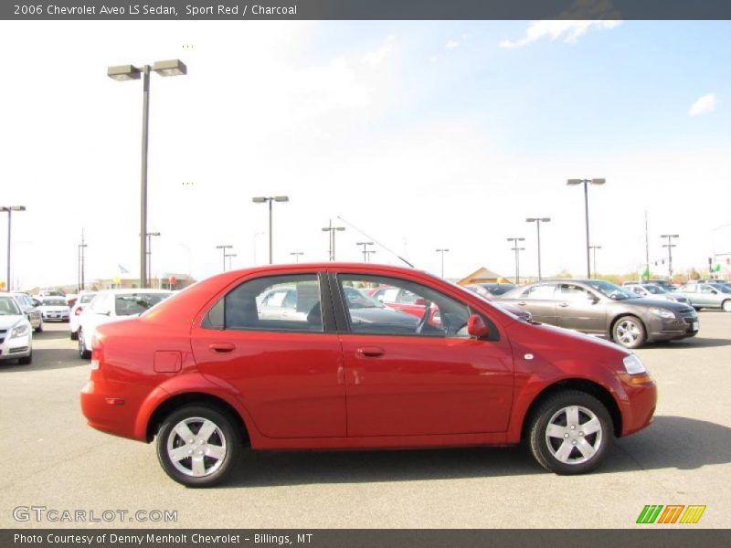 Sport Red / Charcoal 2006 Chevrolet Aveo LS Sedan