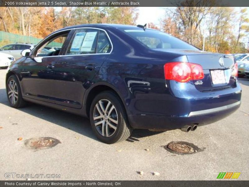 Shadow Blue Metallic / Anthracite Black 2006 Volkswagen Jetta 2.5 Sedan