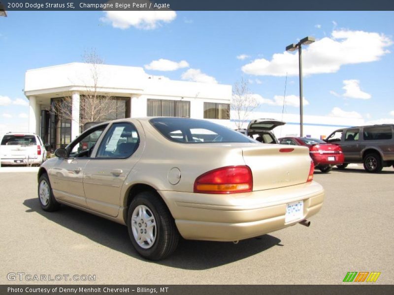 Champagne Beige Pearl / Agate 2000 Dodge Stratus SE