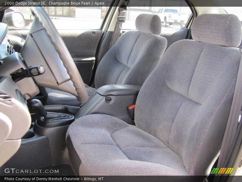 Champagne Beige Pearl / Agate 2000 Dodge Stratus SE