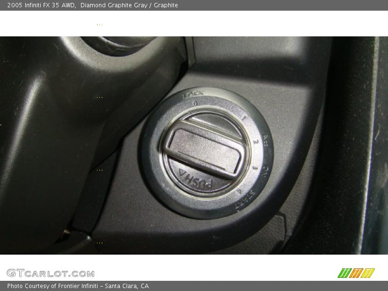 Diamond Graphite Gray / Graphite 2005 Infiniti FX 35 AWD