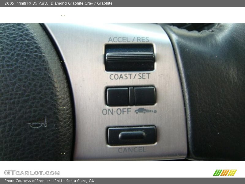 Diamond Graphite Gray / Graphite 2005 Infiniti FX 35 AWD